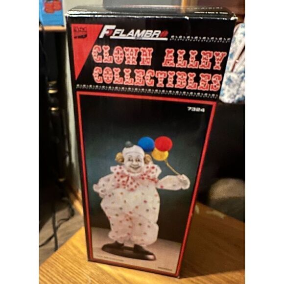 Flambro Circus World Museum Mechanical Movement Clown Grotesque Musical Song - Picture 7 of 11